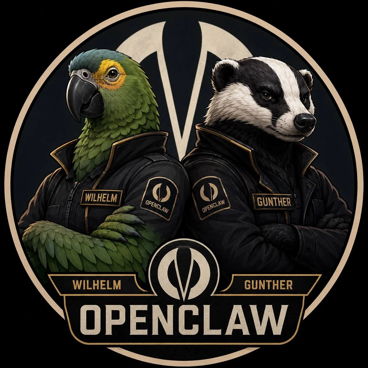 Wilhelm and Gunther OpenClaw bureau avatars